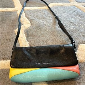 Marc Jacobs leather wallet bag color blocked